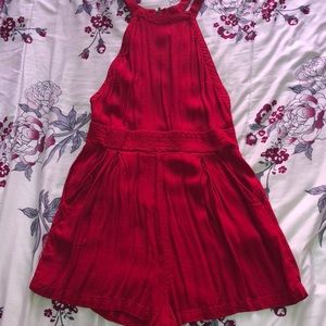 Size Medium, Red, Forever 21 Romper